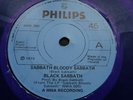 BLACK SABBATH - UBER RARE IRISH PRESS 45 - SABBATH BLOODY SABBATH / CHANGES 1973