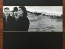U2 The Joshua Tree UK PRESS A4/B4 COMPLETE INNER LYRIC INSERT ISLAND VINYL LP EX