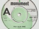 Pop & Beat 1960s-TONY JOE WHITE-POLK SALAD ANNIE-MONUMENT-***DEMO***