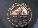 Walter Rummel Piano Chopin Brahms Watzes French 78RPM HMV P-863