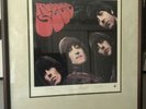 beatles rubber soul lithograph framed signed with coa 28