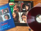 BEATLES LET IT BE - GATEFOLD JAPANESE LP - RED VINYL + OBI + BOOK + LYRIC INSERT