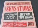 RARE SOUL/RB PROMO 45 RPM+ PICTURE SLEEVE / THE SENSATIONS / TOLLIE M DISC