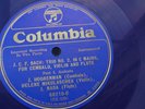 J.C.F. Bach 78rpm Single 12-inch Columbia Records #68210-D Trio No 2 In C Major