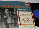 Supraphon LPM 389 Andre Navarra Boccherini Sonata D'Hervelois Suite ED1 NM
