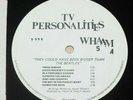 Television Personalities ?LP - Bigger Than The Beatles / UK 1982 Whaam 5 Mint