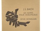 HENRI HONEGGER BACH 6 suites for cello solo VALOIS CMB 22 3 LPs box ED1