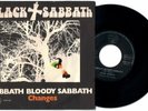 BLACK SABBATH -Sabbath Bloody Sabbath / Changes - ITALY UNIQUE PS 1973