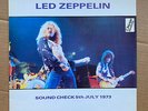 LED ZEPPELIN SOUND CHECK 5TH JULY 1973 LP 1990 issue, live in Chicago  -