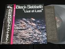 BLACK SABBATH- LIVE AT LAST - JAPAN VINYL LP OBI SP25-5009 EX-/EX