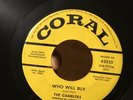 The Gamblers - Cry Me A River Coral Promo 45 Beat Garage Rock Psych 1968 Rare