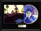 THE EAGLES HOTEL CALIFORNIA ALBUM  LP WHITE GOLD SILVER PLATINUM TONE RECORD