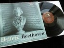 Beethoven: Sonatas Nos. 8 & 10 - Heifetz **RCA LM-1914 Shaded Dog ED1 LP**