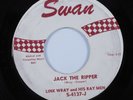 Instrumental Rockabilly Tittyshaker 45 LINK WRAY Jack The Ripper SWAN HEAR