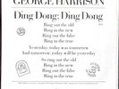 George Harrison Ding Dong; Ding Dong PROMO 45 & PIC SLEEVE VG Vinyl