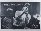 Rock 45 U2 I Will Follow ISLAND VG++ fold-out poster cover