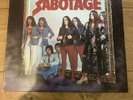 Black Sabbath ?– Sabotage 1975 1st UK Press Textured Sleeve EX Vinyl LP Misprint