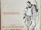 Decca SET 331 Fischer-Dieskau King Bernstein Mahler Das Lied Von Der Erde