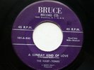 HARP-TONES Doo Wop 45rpm I'll Never Tell b/w A Sunday Kind of Love HEAR