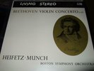 HEIFETZ : BEETHOVEN VIOLIN CONCERTO AUDIOPHILE LP RCA RESON CLASSIC RECORDS USA