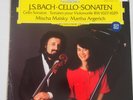 J.S. BACH Sonatas Cello & Piano MARTHA ARGERICH Mischa Maisky NM