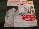 1961 CONNIE FRANCIS Where The Boys Are Pic Sleeve Yellow Lbl Promo 7