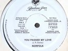 NORFOLK - You Passed My Love - 12 RARE SOUL FUNK;MODERN SOUL SEALED