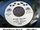 JANIE GRANT promo 'My Heart Your Heart' EX Northern Soul 45