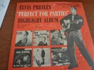 Elvis Presley, Perfect for Parties, RCA # SPA 7-37, Cov, M-, Rec., M-