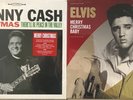 2 LP Christmas Set: Johnny Cash (180 gram) / Elvis Presley (Red Vinyl) - 2016