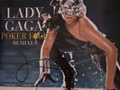 Signed Lady Gaga PokerFace Remixes Rare 12” Single Vinyl LP The Fame Limited