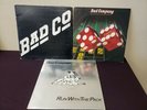 3 BAD COMPANY VINYL RECORD Straight Shooter + Run With The Pack + S/T Free S/H