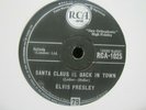 RECORD 78 10'' ELVIS PRESLEY SANTA CLAUS IS BACK IN TOWN 877