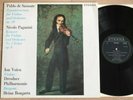 ION VOICU violin SARASATE PAGANINI BONGARTZ 1stPress black/silver ETERNA MINT