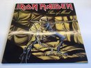 Iron Maiden Piece Of Mind 1st Press Vinyl No Barcode Black Inner Merch Insert