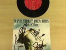 SIGNED-MANIC STREET PREACHERS-7” SINGLE-SLASH N BURN/MOTOWN JUNK-EXCELLENT/EXC +