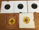 BUDDY HOLLY X FIVE 7”45’S-3 UK CORAL+2 OLD GOLD RE-ISSUES-V.GOOD++ALL PLAY FINE.