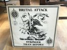 BRUTAL A*TACK Stronger Than Before 1986 ROR Original LP 1st press Punk Oi