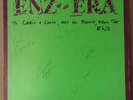SPLIT NZ - ENZ OF AN ERA AUTOGRAPHED & POSTER IN PROMO 1982 MUSHROOM AUSSIE LP