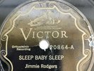 Jimmie Rodgers 78 RPM Victor 20864 Sleep Baby Sleep - The Soldier’s Sweetheart