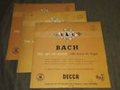 UK LXT 2503/4/5 ed1 ORANGE/GOLD Scherchen: Bach: The Art of Fugue. NO SXL