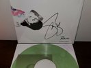 Selena Gomez - Rare SIGNED Litho + Coke Bottle Clear Vinyl LP