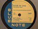 78 RPM THELONIOUS MONK QUINTET Four In One/Straight No Chaser BLUE NOTE 1589 E-