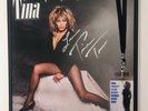 TINA TURNER SIGNED private dancer vinyl FRAMED with247 WORLD TOUR PASS 2000