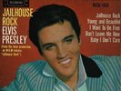 ELVIS PRESLEY Jailhouse Rock EP Vinyl Record 7 Inch RCA Victor 1969 Solid Orange