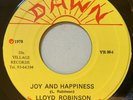Lloyd Robinson - Joy and Happiness 45 Dawn 1975 Roots Reggae VG+ mp3