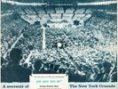 Billy Graham 78RPM Laminated Cardboard  Ny  Sermon Crusade Souvenir Evangelistic