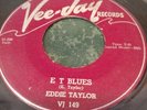 Rare eddie taylor bad boy E T blues 45 Record VJ149 vee jay 50s