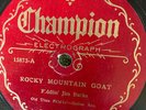 Champion 15873 Fiddlin' Doc Roberts ROCKY MOUNTAIN GOAT Gennet 78 rpm Country