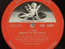 Angel 35282 red, UK, Johanna Martzy, Bach solo violin Sonata #3, Partita #3